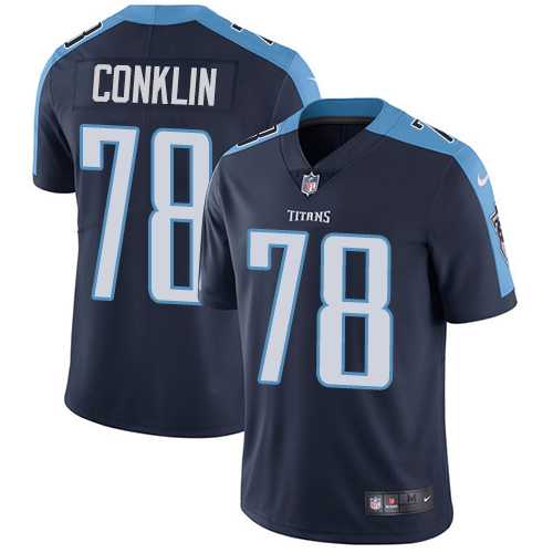Nike Tennessee Titans #78 Jack Conklin Navy Blue Alternate NFL Vapor Untouchable Limited Jersey,We sell and wholesale Nike Tennessee Titans #78 Jack Conklin Navy Blue Alternate NFL Vapor Untouchable Limited Jersey on line form chian!